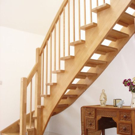 Timber Staircase Southampton in an open and modern style