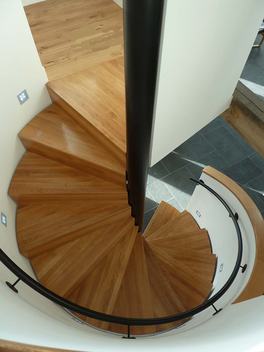 Oak Spiral Staircase