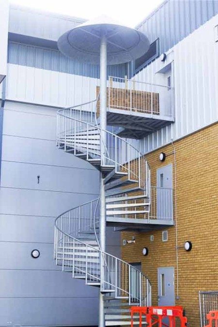 External Spiral Staircase UK | Outdoor Spiral Staircase in Steel