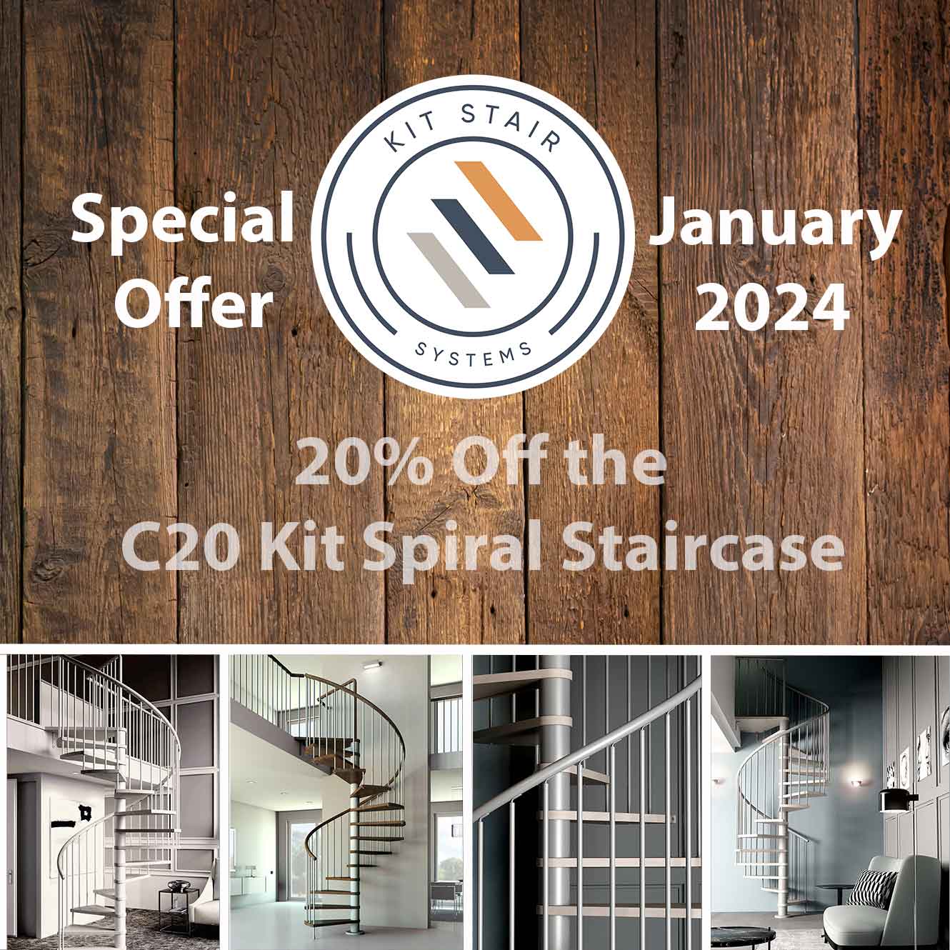 C20 Spiral Staircase Sale