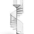 F20Z spiral staircase white