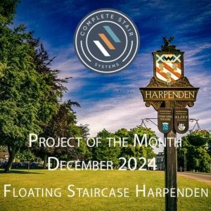 Floating Staircase Harpenden Project of the month picture