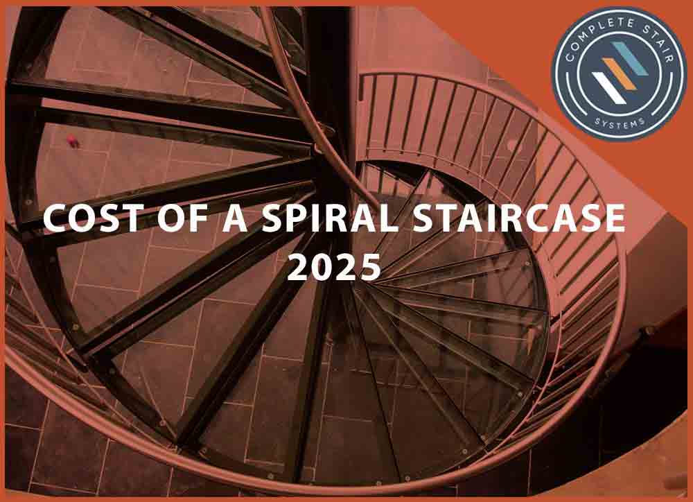 cost of a spiral staircase 2025 illustrative image