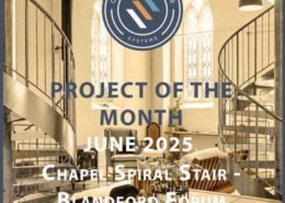 spiral stair project of the month for June 2025