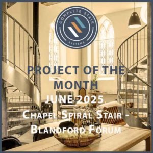 spiral stair project of the month for June 2025