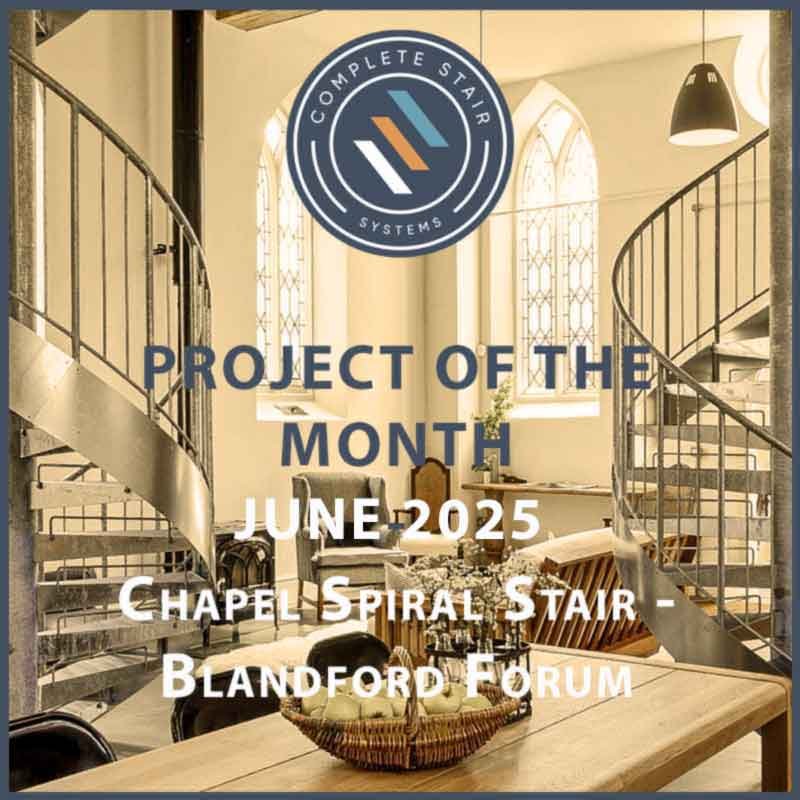 spiral stair project of the month for June 2025