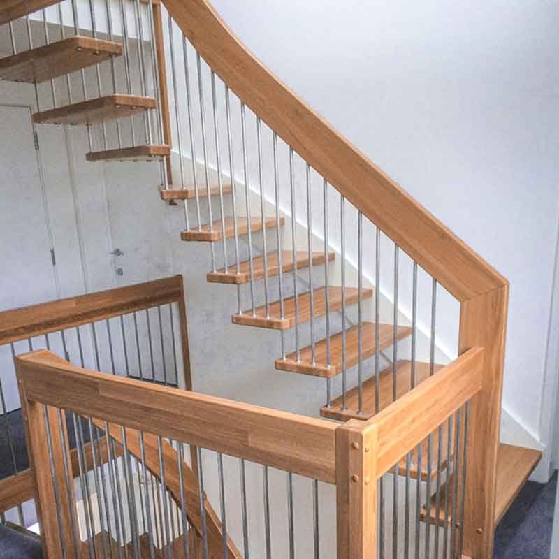 floating style stair in a house