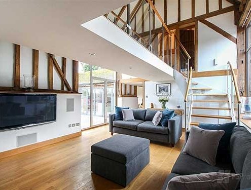 quarter turn model 500 to walkway with glass balustrade