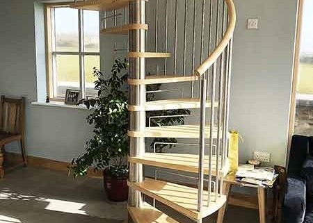 Skelmersdale-spiral-stair with timber steps