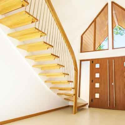 Floating-timber-staircase